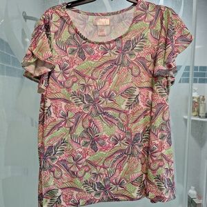 Floral Print Women's Top